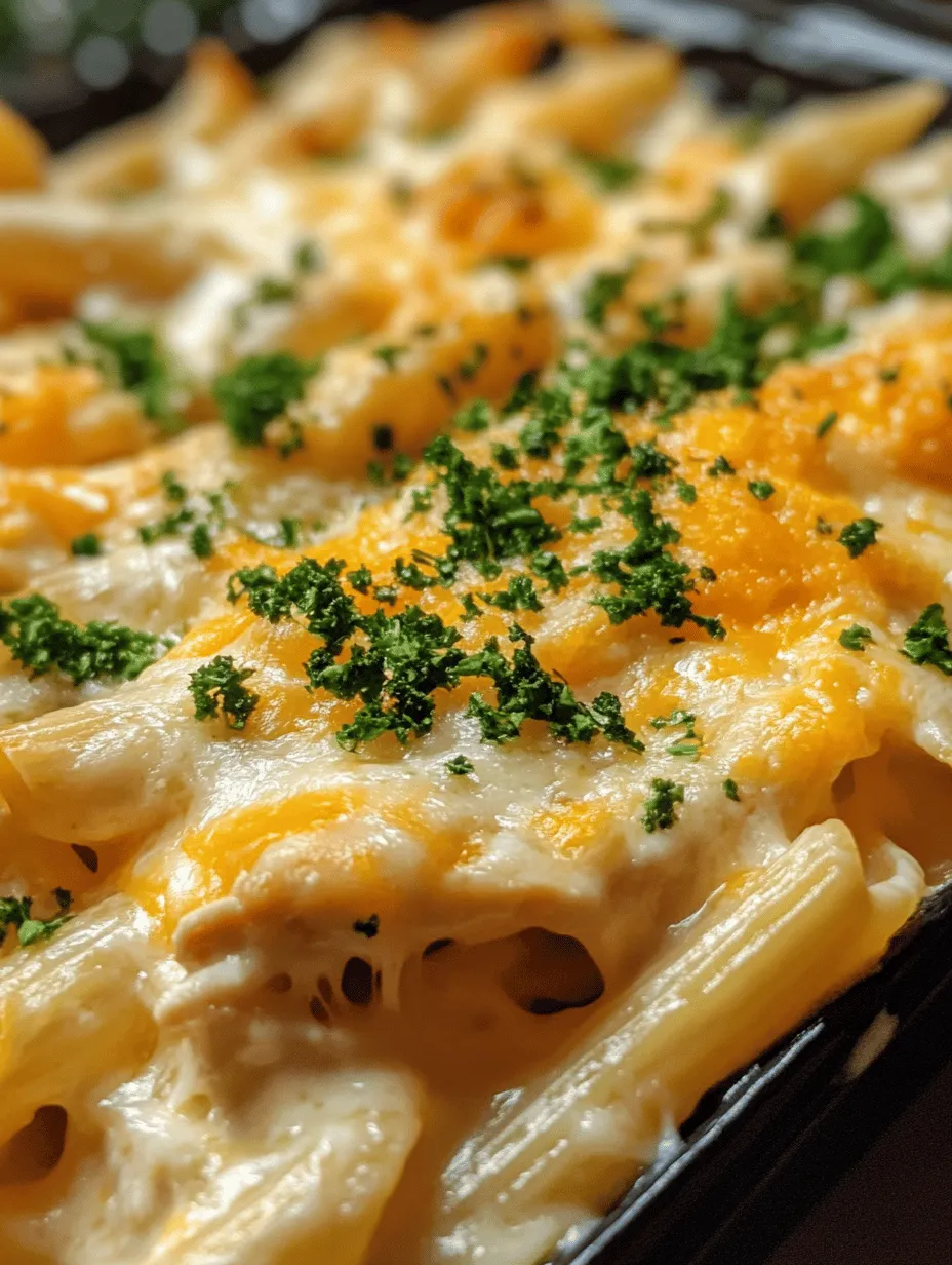 Cheesy Chicken Pasta Delight: A Comforting Family Favorite