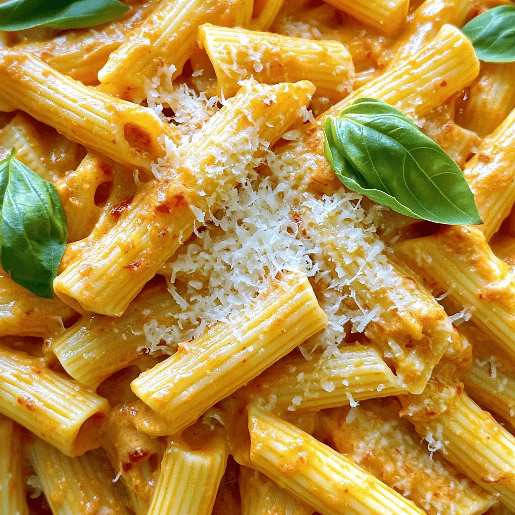 Creamy Roasted Red Pepper Pasta Easy and Flavorful Dish