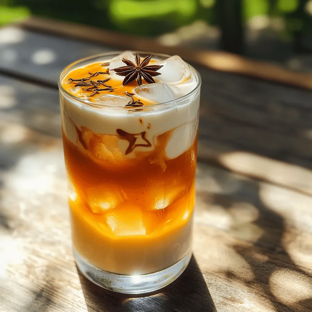 Brewed Bliss: Thai Tea Leaves Delight