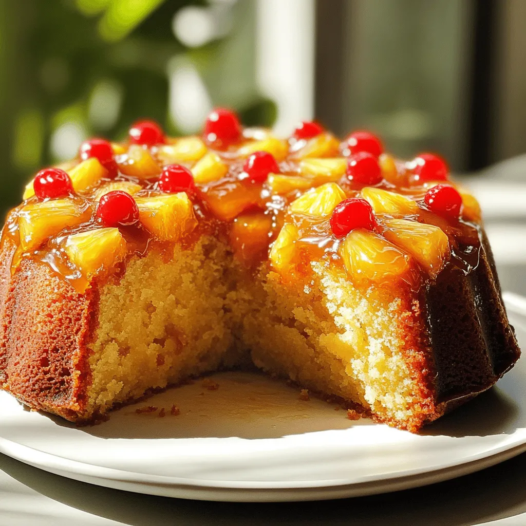 Tropical Delight: Pineapple Upside Down Bundt Cake