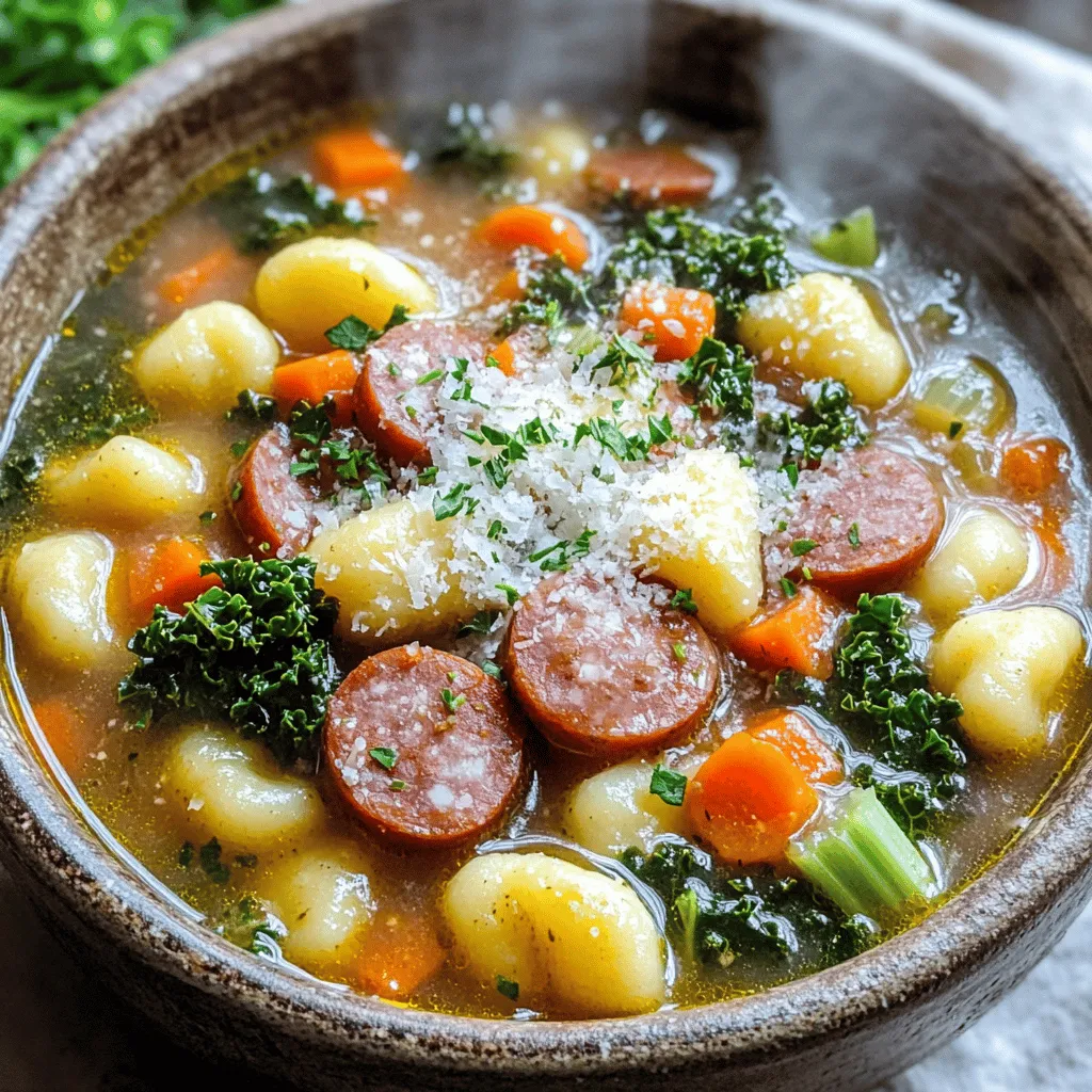 Kielbasa Gnocchi Soup: A Comforting Delight