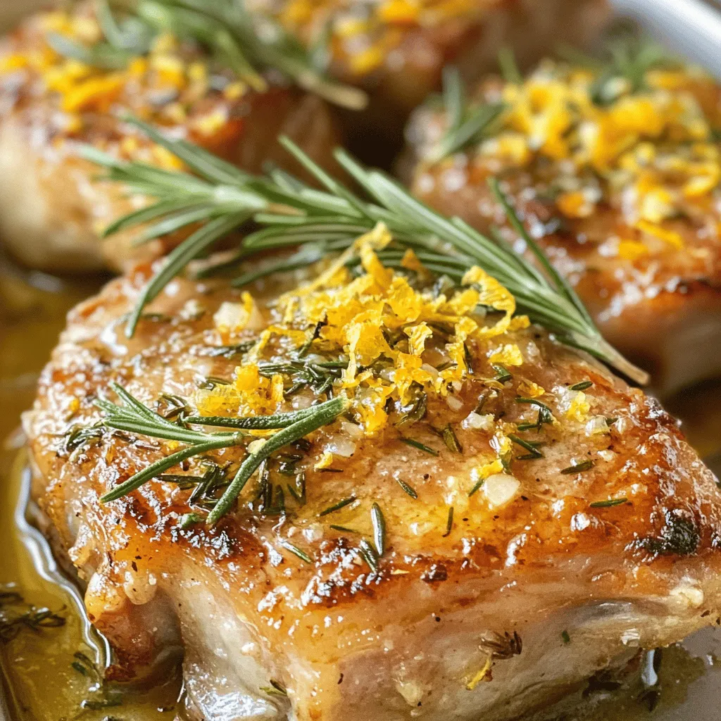 Rosemary Garlic Butter Pork Chops: A Flavorful Delight for Home Cooks