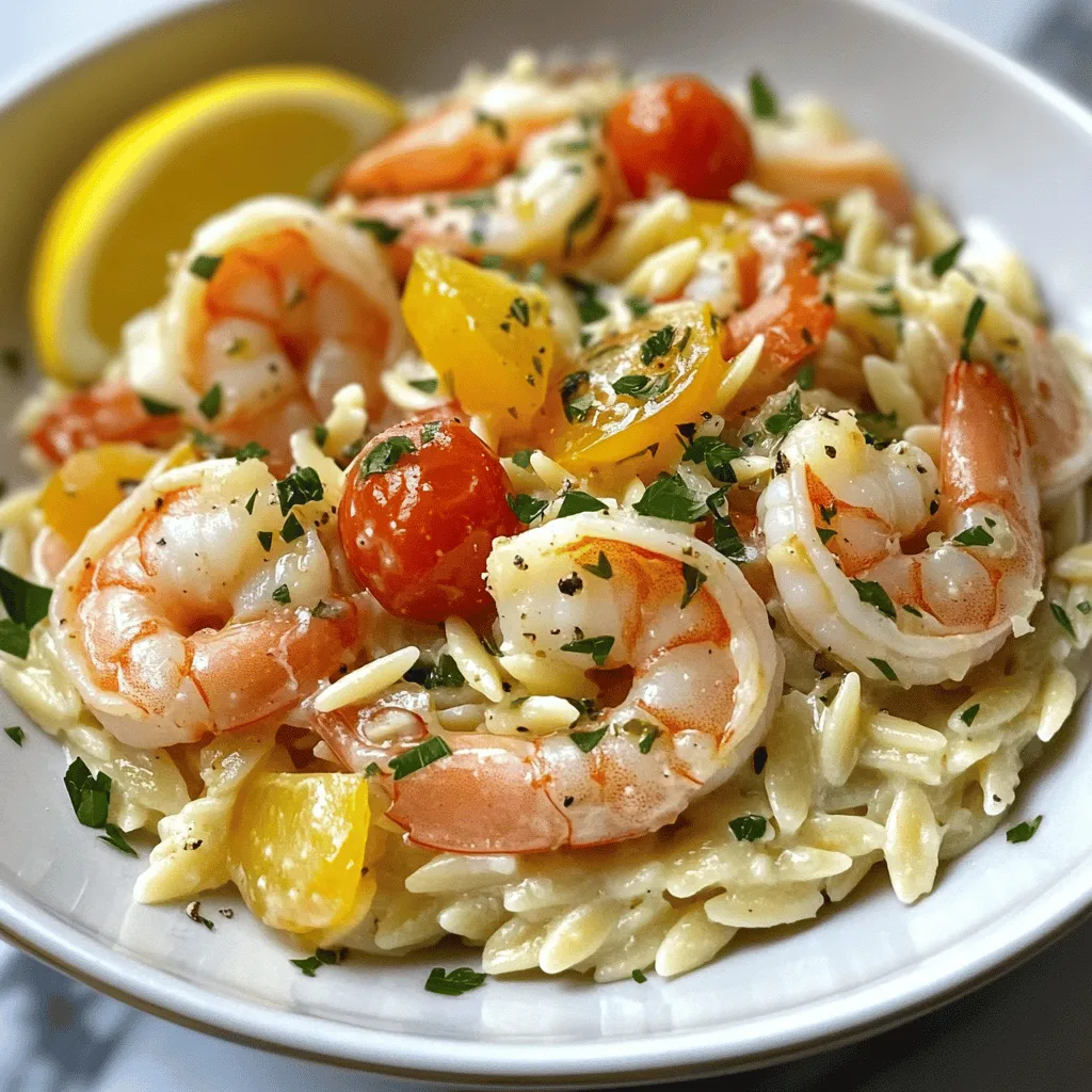 Shrimp Orzo in Creamy Wine Sauce: A Comforting Yet Elegant Dish