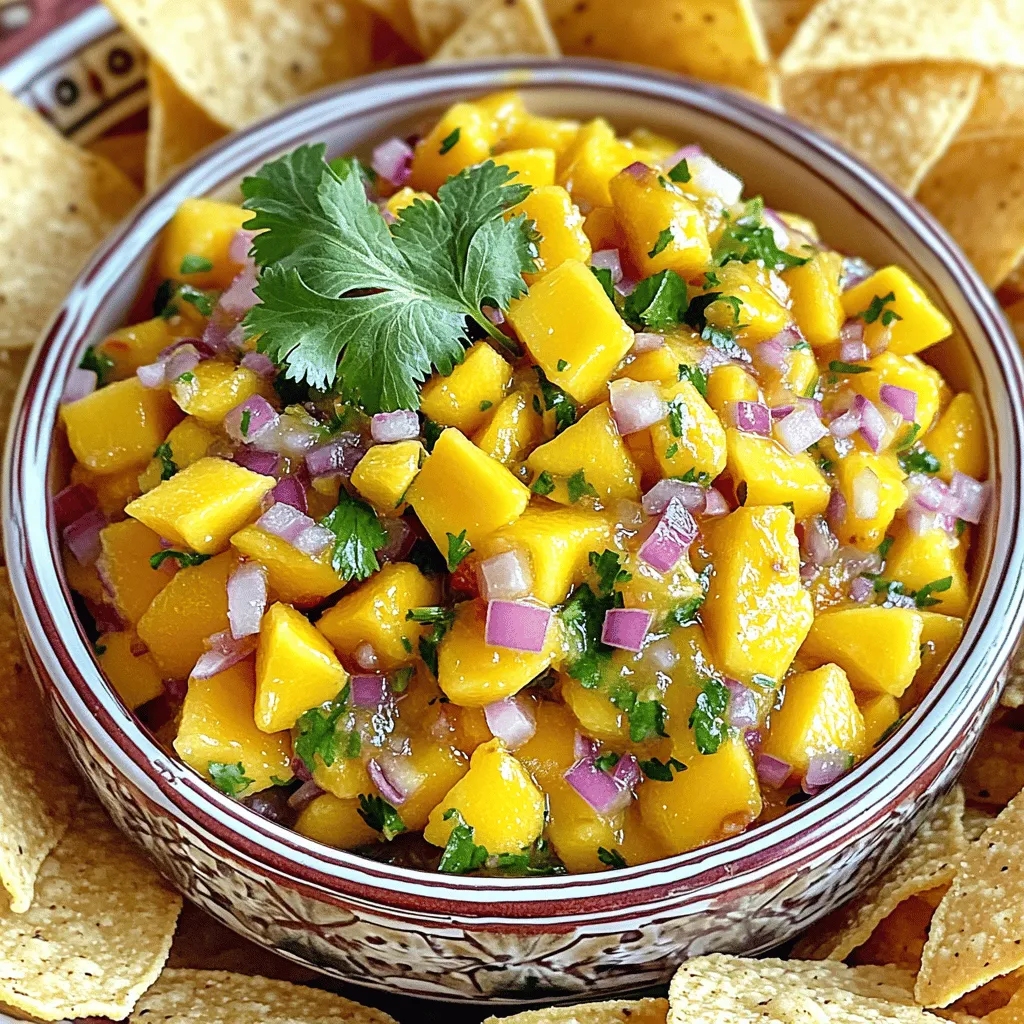 Spicy Mango Habanero Salsa Fresh and Flavorful Dip