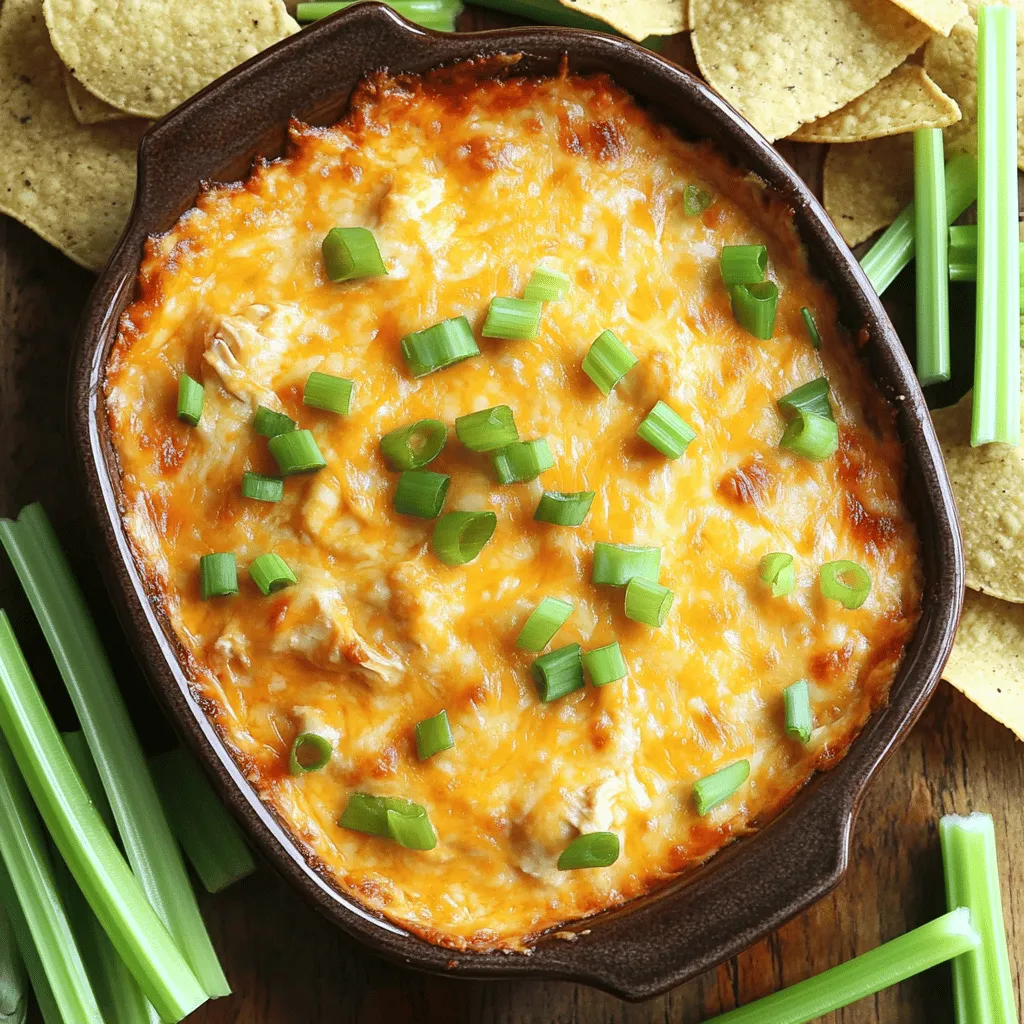 Creamy Buffalo Chicken Dip Perfect for Game Day