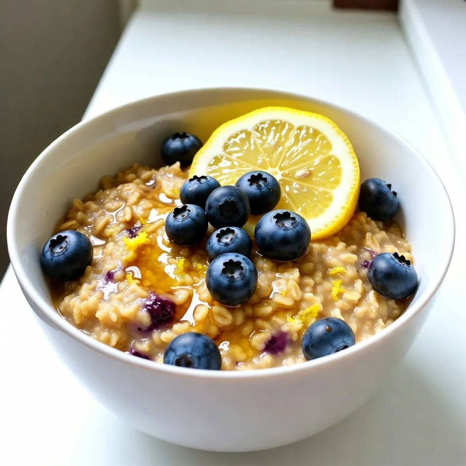 Blueberry Lemon Overnight Oats Easy Breakfast Recipe