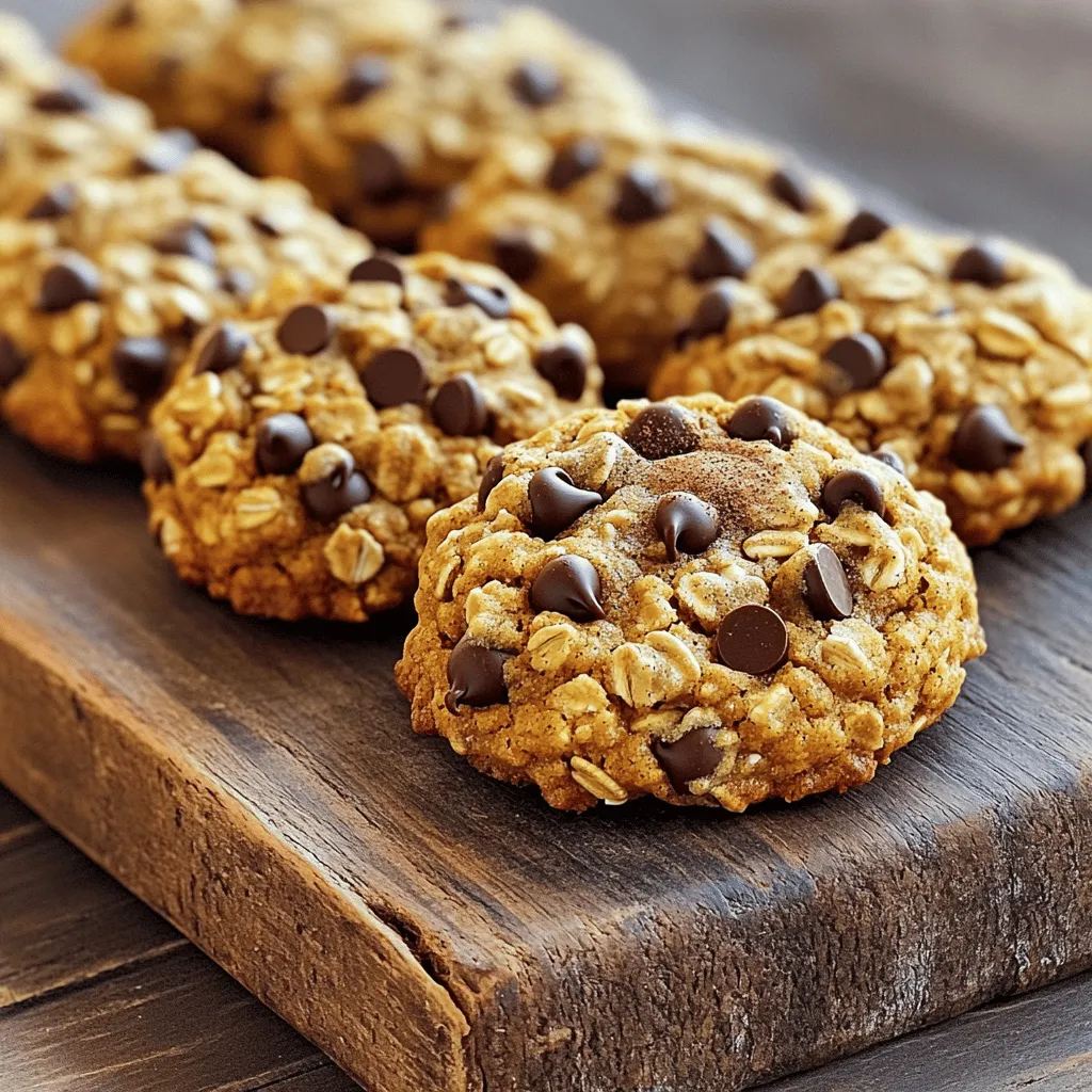 Pumpkin Oatmeal Chocolate Chip Cookies Tasty and Easy