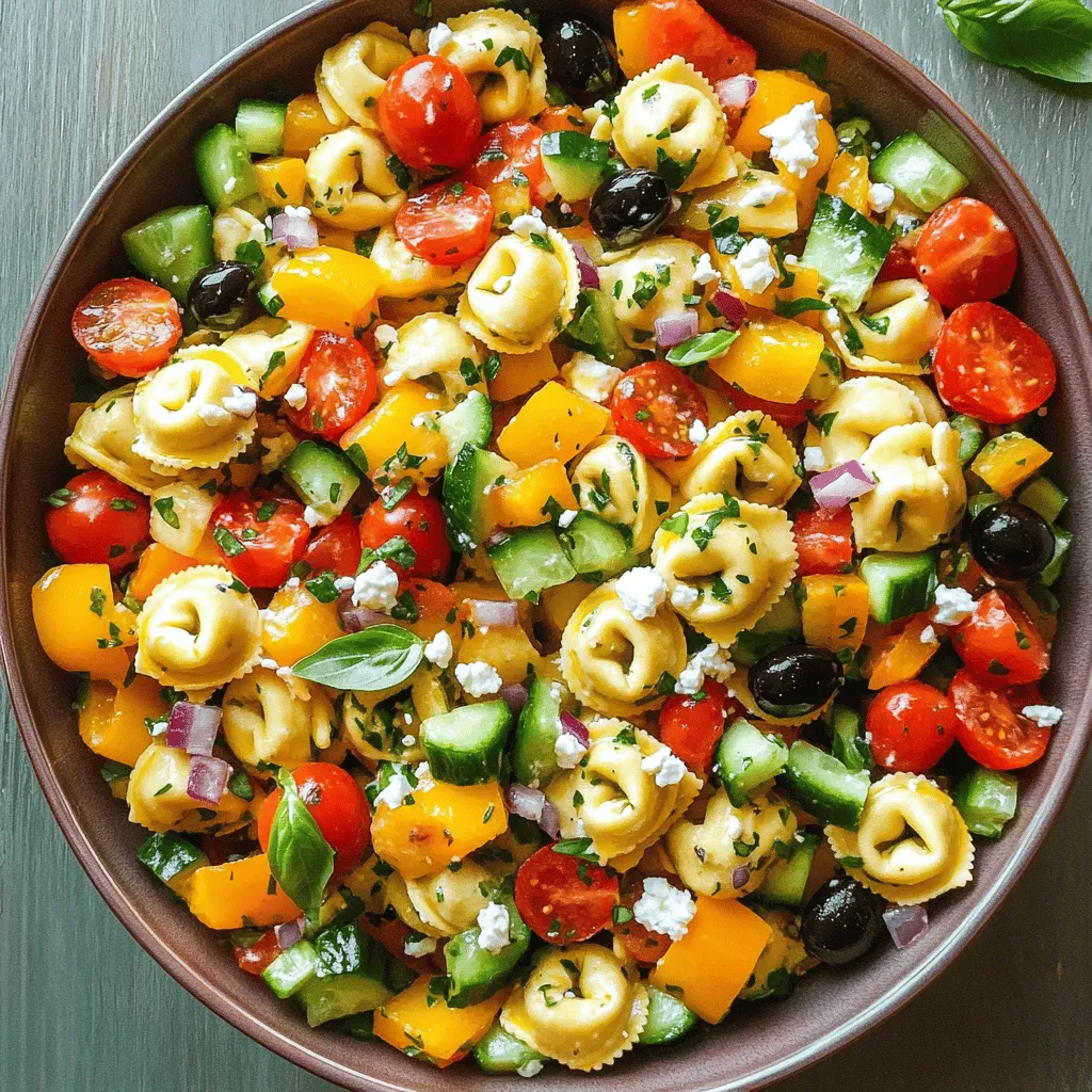 Tortellini Fiesta Pasta Salad: A Colorful and Flavorful Delight
