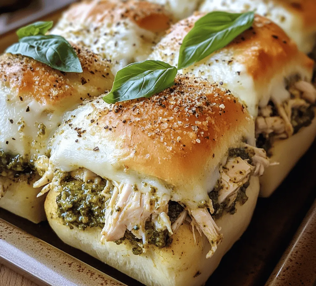 The success of your Pesto Chicken Pull-Apart Sliders lies in the quality and selection of ingredients. Let’s take a closer look at the key components that contribute to this mouthwatering dish.