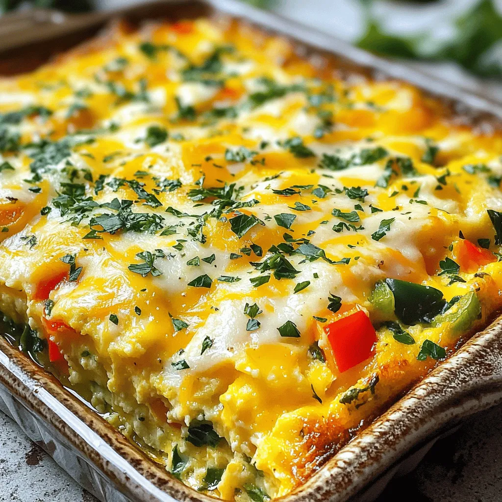 Savory Breakfast Casserole with Eggs Easy Recipe