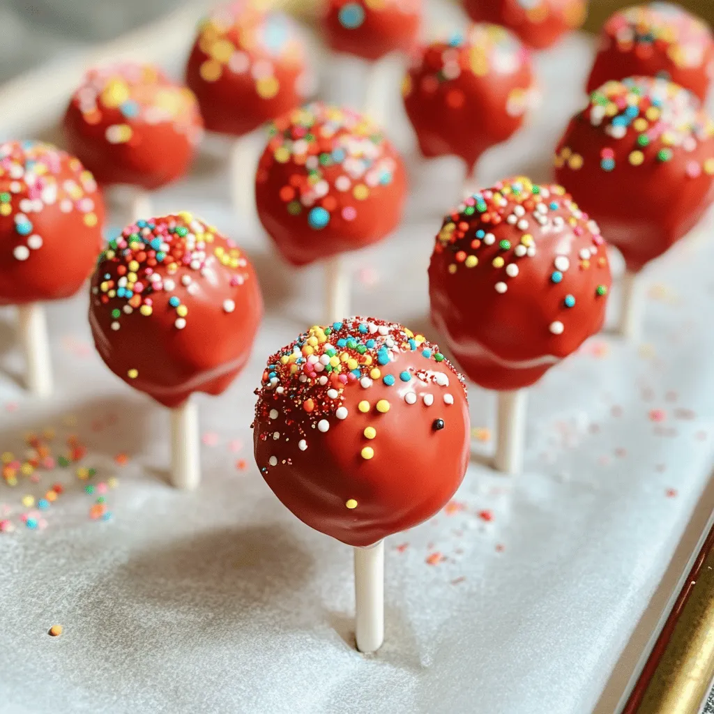Red Velvet Cake Pops Delightful and Easy Recipe