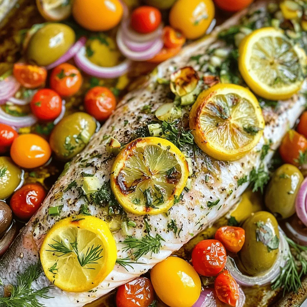 Mediterranean Herb and Lemon Baked Branzino: A Culinary Journey