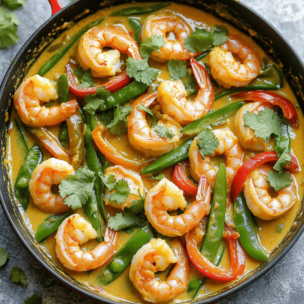 Minute Coconut Curry Shrimp Quick and Easy Recipe