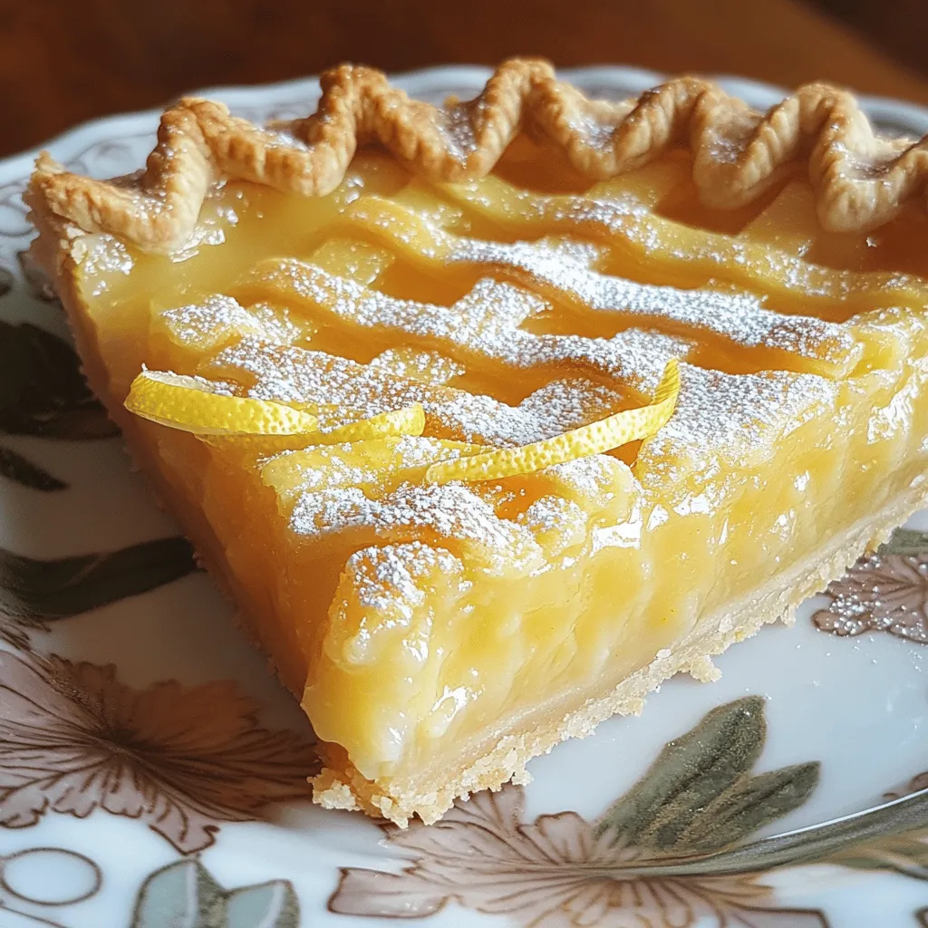 Lemon Chess Pie Irresistible and Easy Dessert Recipe