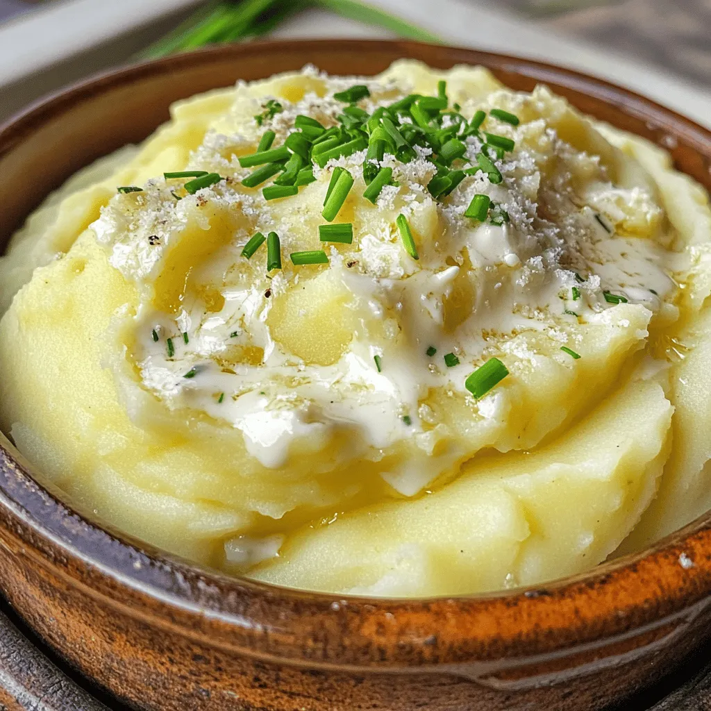 Creamy Garlic Mashed Potatoes Flavorful and Comforting