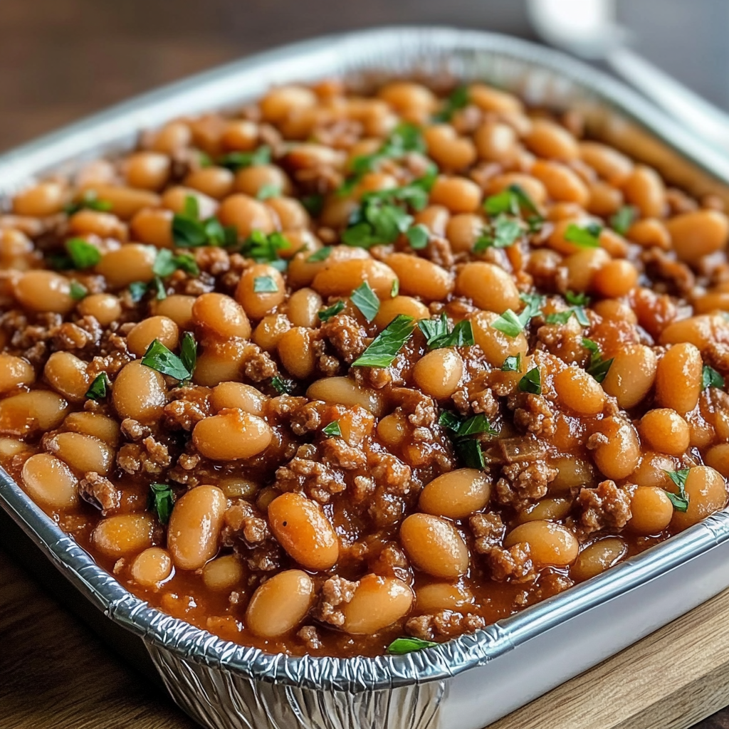 Baked Beans &#038; Ground Beef Casserole