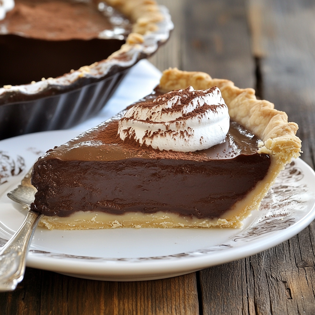 Old-Fashioned Chocolate Pie Recipe