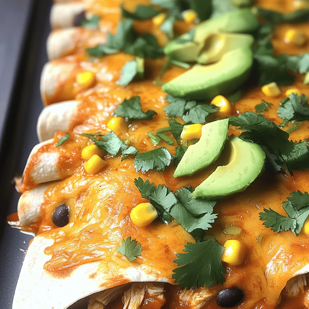 Easy Chicken Enchiladas Flavorful and Simple Recipe