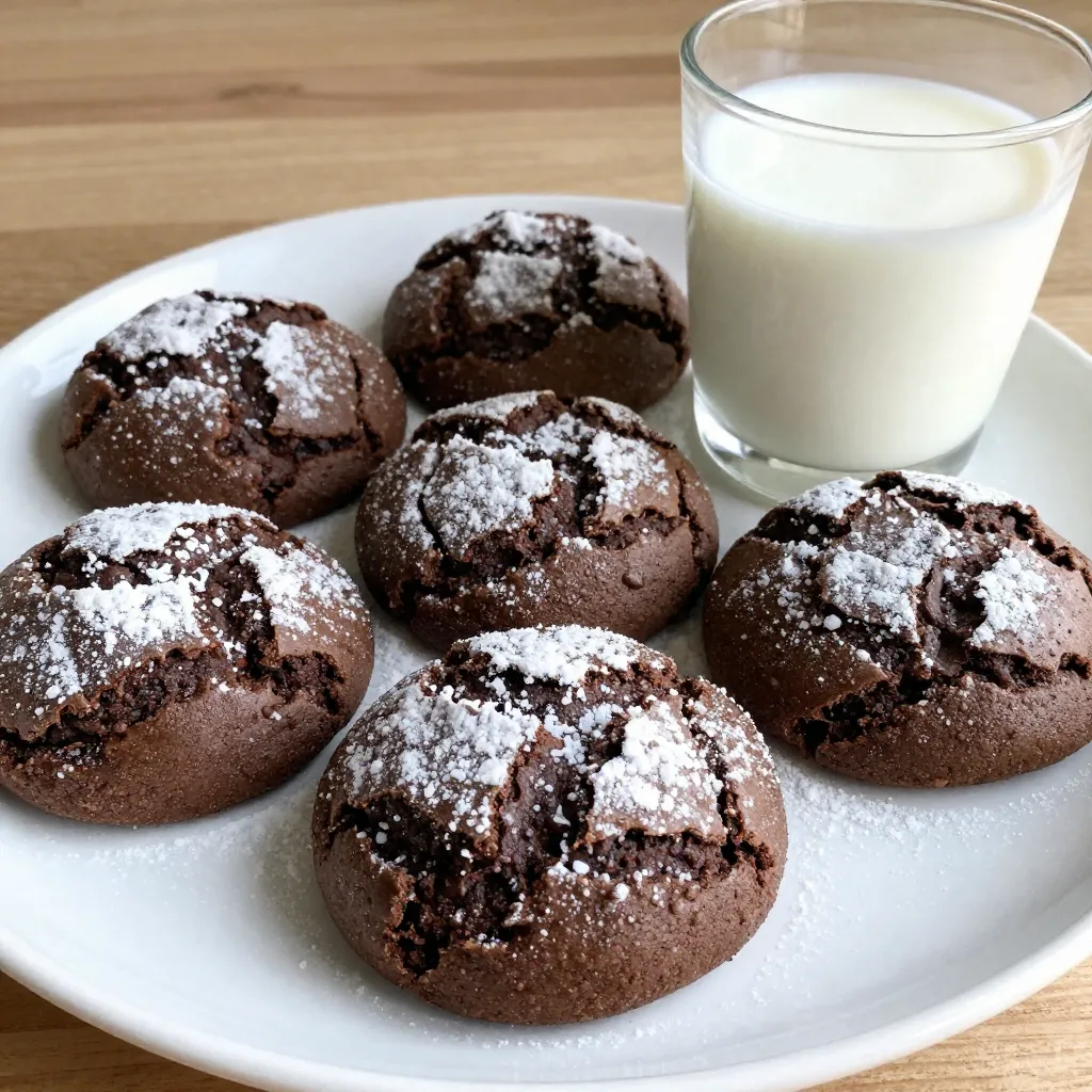 Chewy Chocolate Crinkle Cookies Irresistible Delight