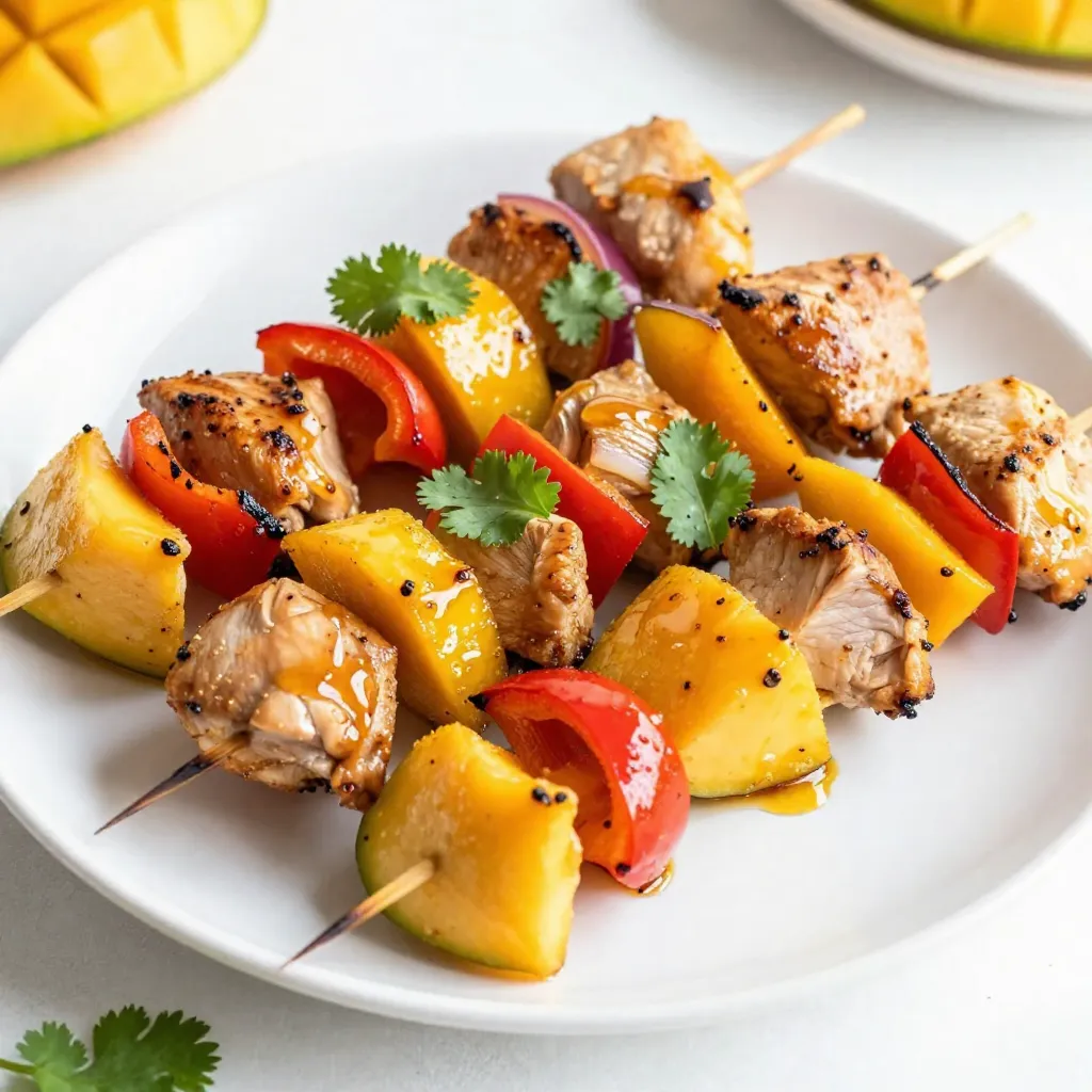 Spicy Mango Chicken Skewers Tasty and Easy Recipe