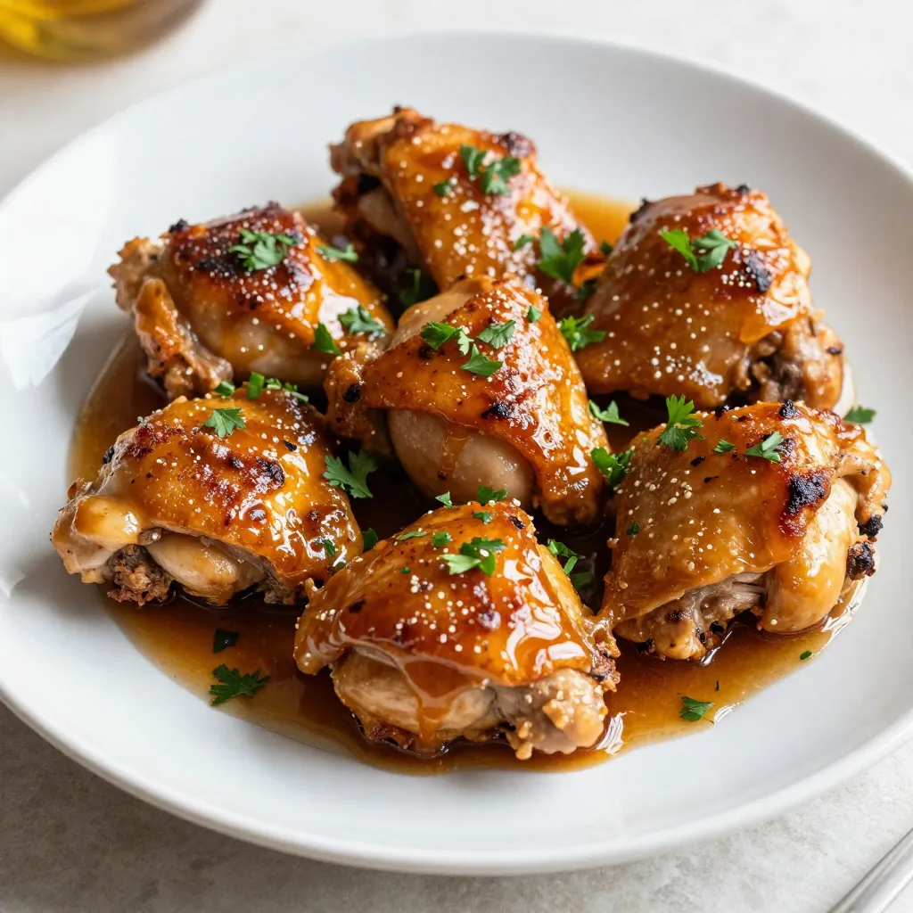 Honey Mustard Chicken Thighs Savory and Simple Dish