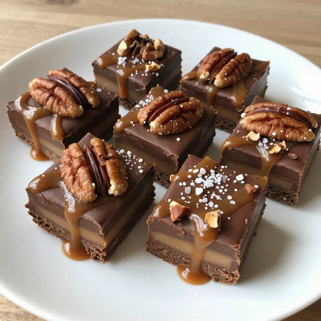 Chocolate Caramel Turtle Fudge Irresistible Treat