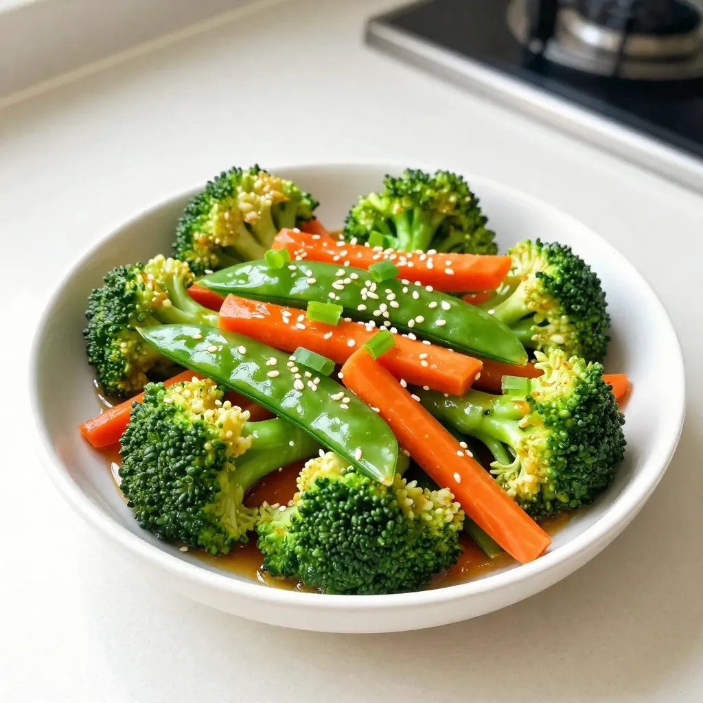 Sesame Honey Garlic Stir-Fry Veggies Made Simple