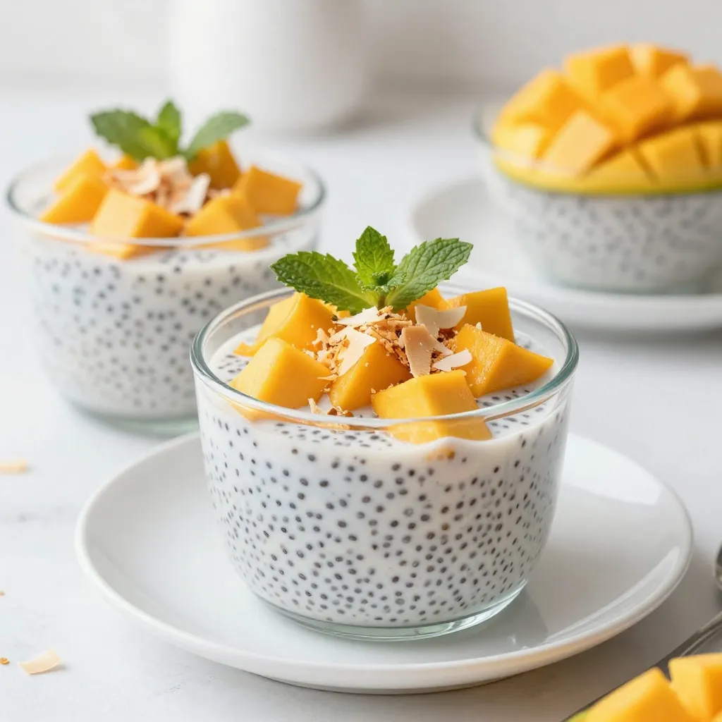 Mango Coconut Chia Pudding Delightful and Easy Treat