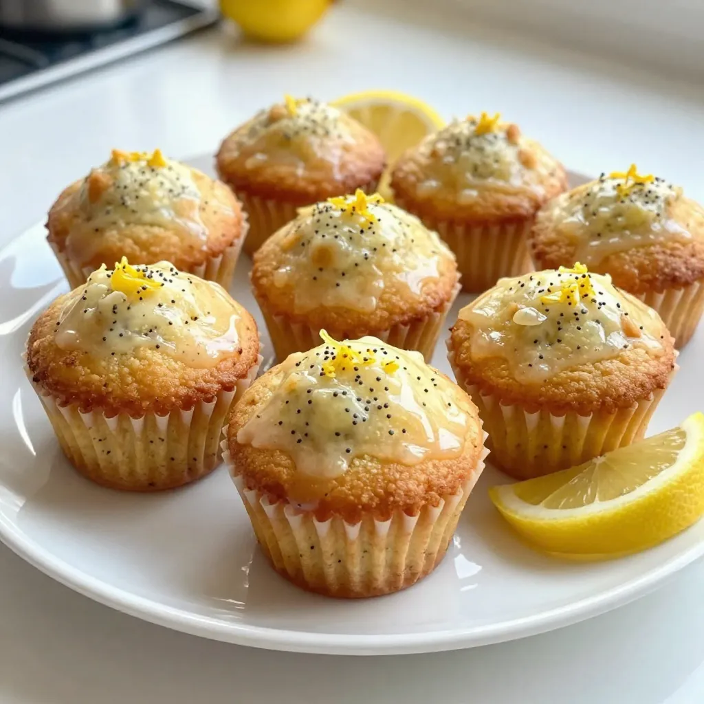 Lemon Poppy Seed Mini Muffins Tasty and Simple Treat