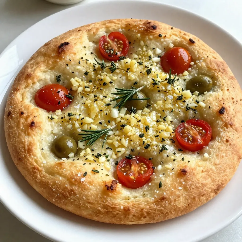 Garlic Herb Focaccia Simple and Flavorful Recipe