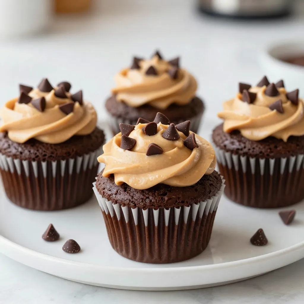 Chocolate Peanut Butter Cupcakes Delightful and Easy