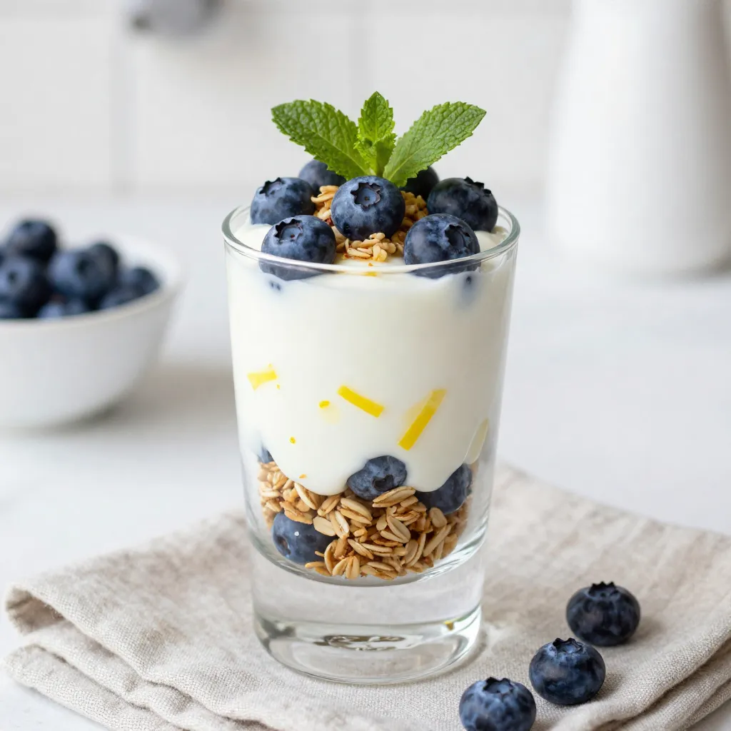 Lemon Blueberry Yogurt Parfait Fresh and Easy Delight