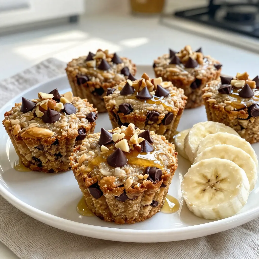 Chocolate Chip Banana Oat Cups Flavorful Breakfast Treat