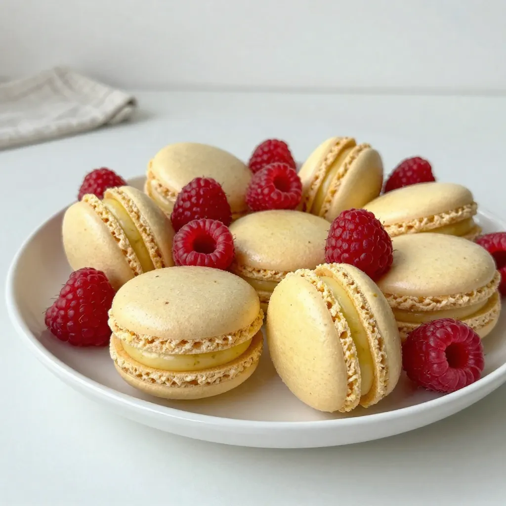 Lemon Raspberry Macarons Delicious and Simple Treat