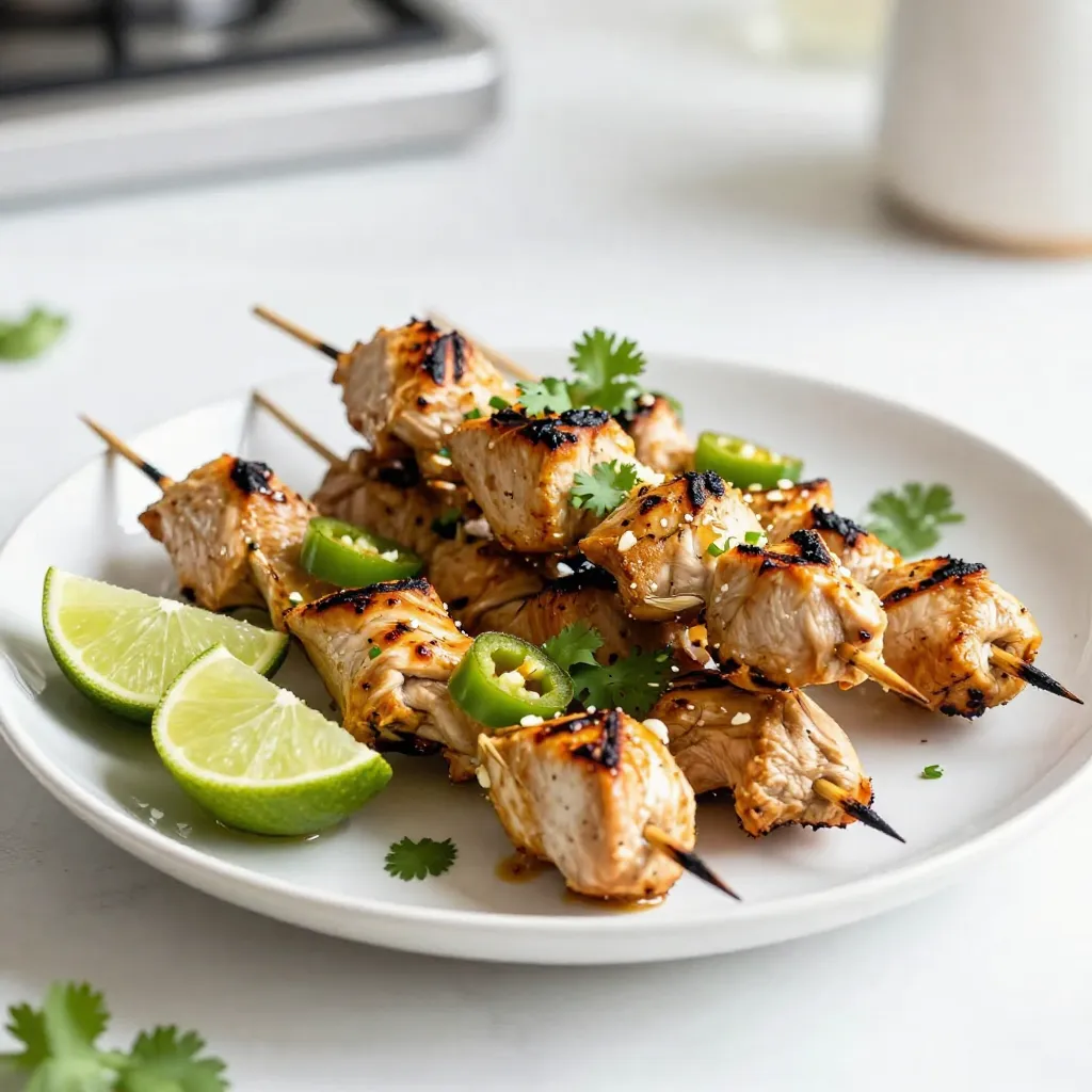 Jalapeño Lime Chicken Skewers Fresh and Flavorful Meal