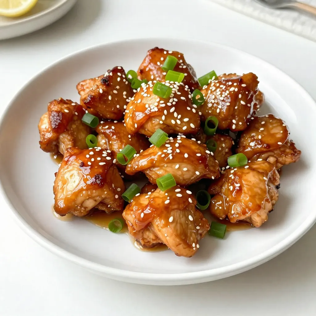 Honey Garlic Chicken Bites Simple and Tasty Treat