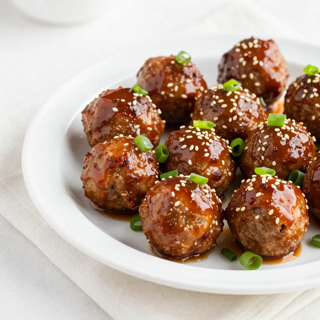 Honey Sriracha Chicken Meatballs Flavorful Dinner Delight