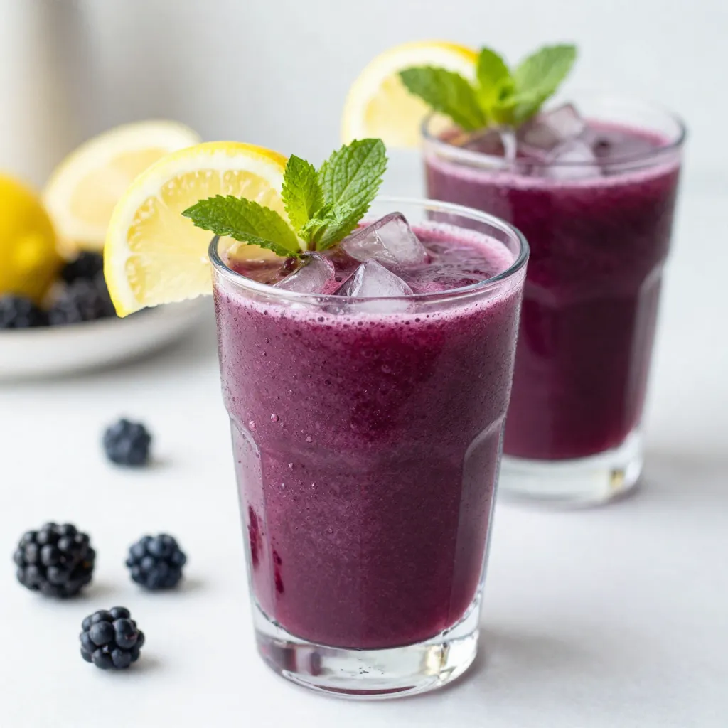 Blackberry Lemonade Slush Refreshing Summer Delight