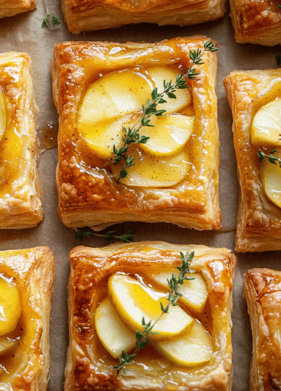 The Upside Down Apple & Brie Puff Pastry Tarts are a culinary masterpiece that seamlessly combines the sweet, fruity essence of apples with the rich, creamy texture of Brie cheese. This dish embodies the perfect harmony between sweet and savory, making it an irresistible option for any palate. Whether you are hosting a casual gathering, planning an elegant dinner party, or simply looking to impress your family with a delightful homemade treat, these tarts are versatile enough to fit any occasion.