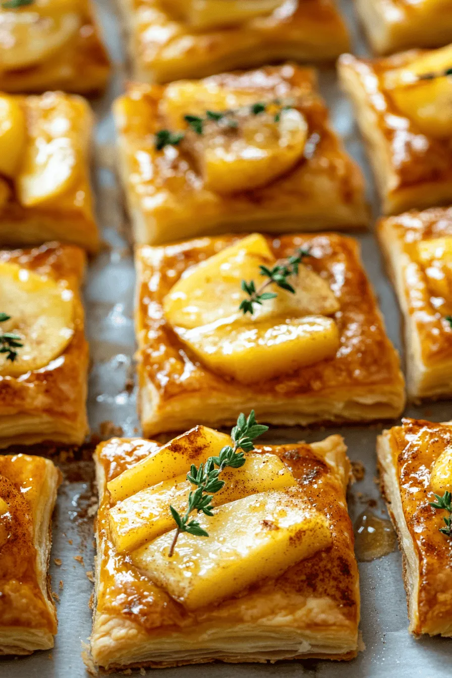 Indulge in Sweet &#038; Savory: Upside Down Apple &#038; Brie Puff Pastry Tarts Recipe