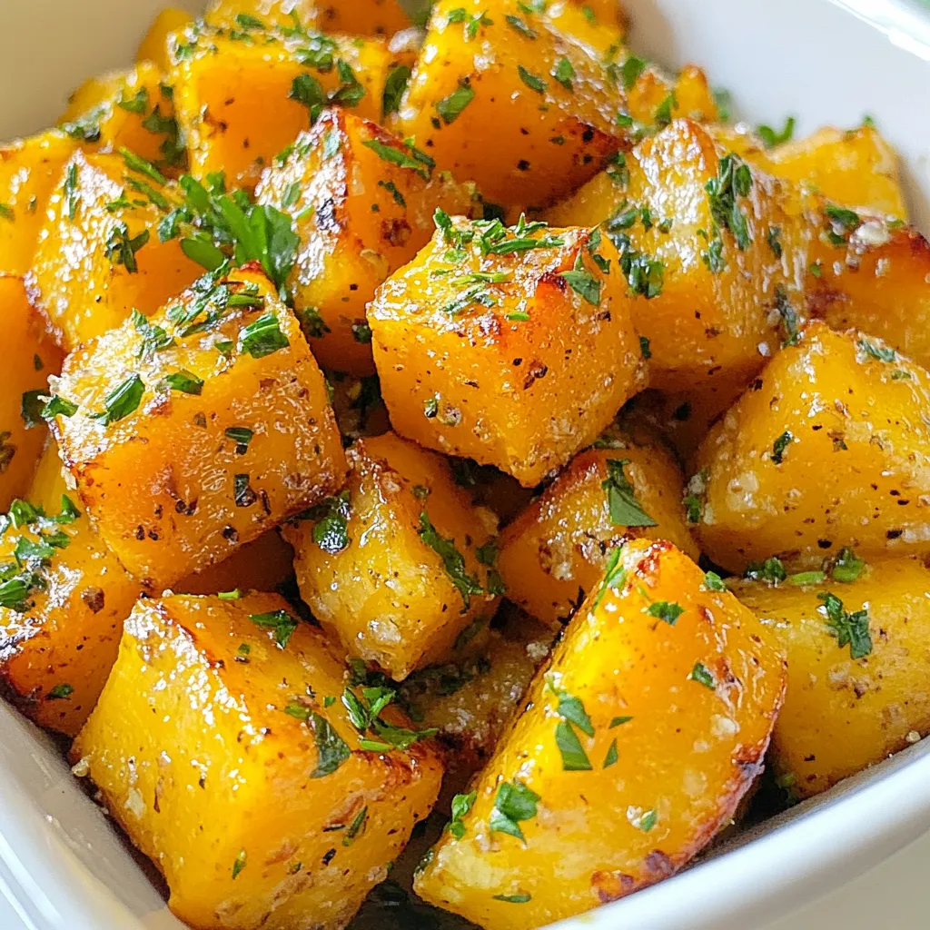 Garlic Herb Roasted Pumpkin Flavorful Dinner Delight