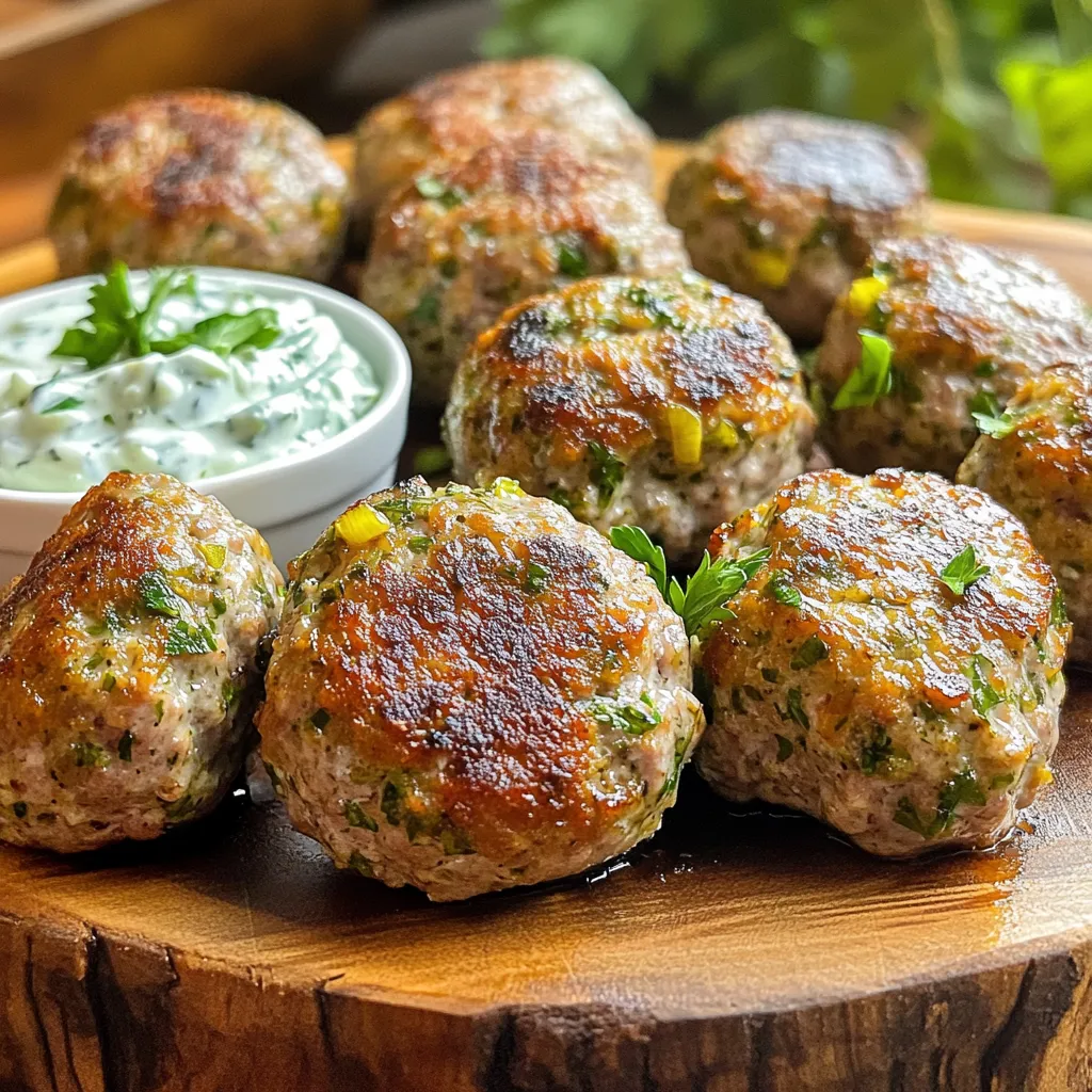 Garlic Herb Lamb Meatballs Flavorful and Simple Meal