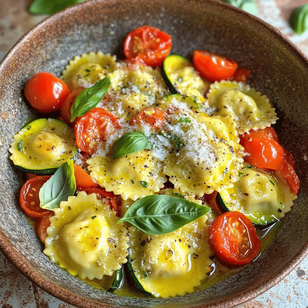 Savory Skillet Ravioli Delight: A Quick and Nutritious Meal