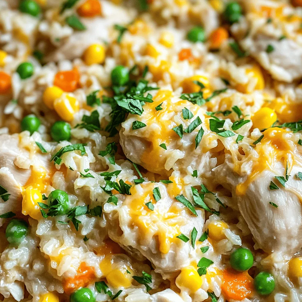 Instant Pot Chicken and Rice Casserole Delight