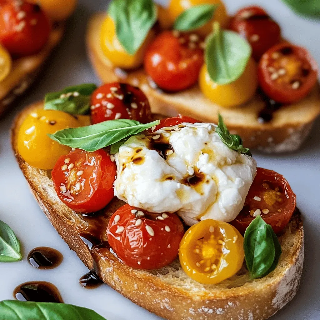 Burrata Bruschetta Easy and Flavorful Appetizer Recipe