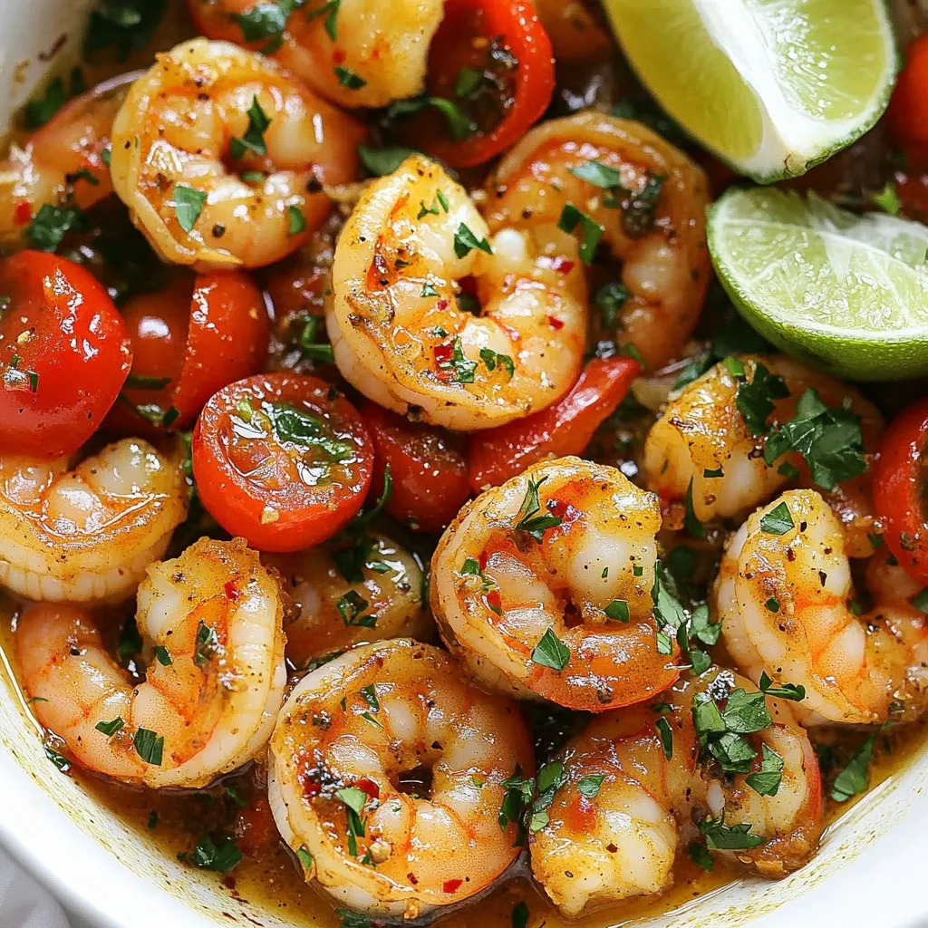 Spicy Garlic Shrimp Skillet Quick and Tasty Dinner
