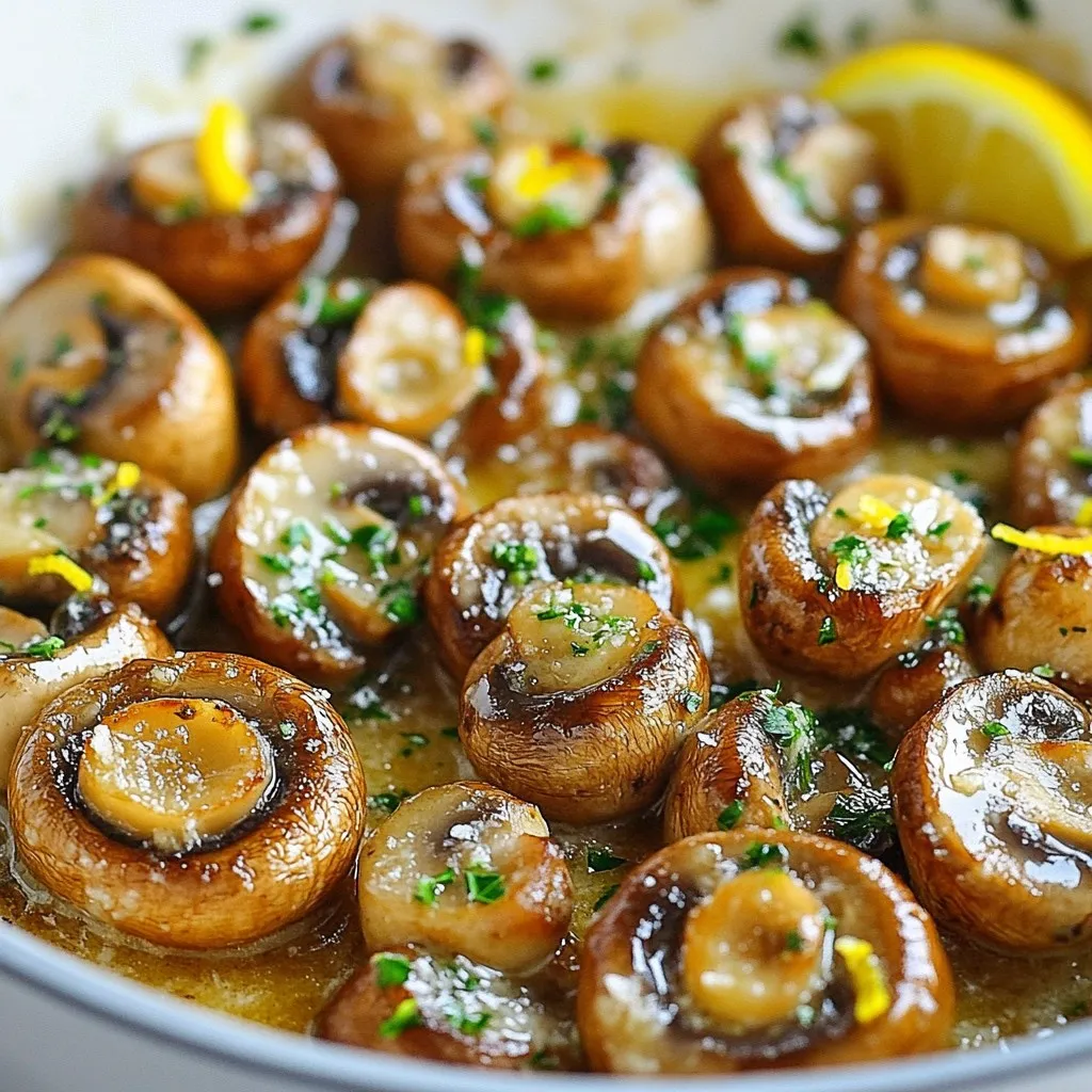 Garlic Butter Mushroom Skillet Savory and Simple Dish