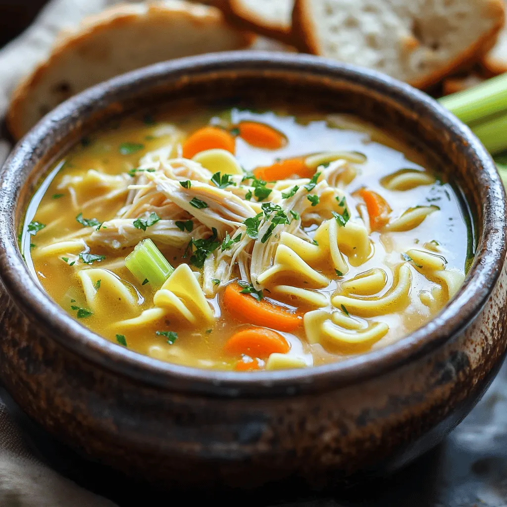 Chicken Noodle Soup RECIPE Simple and Comforting Dish