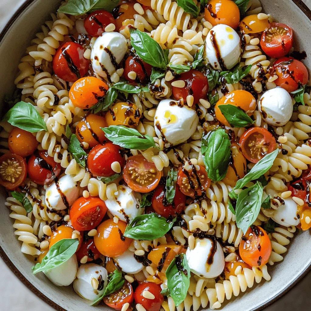 Caprese Pasta Salad Flavorful and Fresh Delight