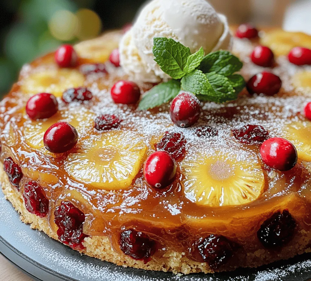 Before diving into the preparation of the Cranberry Pineapple Upside-Down Delight, it